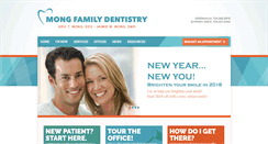 Desktop Screenshot of mongfamilydentistry.com